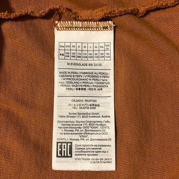 Burton T-shirt - Size M - Picture 7 of 7